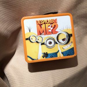 despictable Me kid 2 tin lunch box